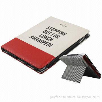 Leather Cases for iPad 2, Durable Canvas Outside with Special Zebra Pattern Inside